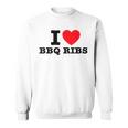 I Love Bbq リブ スウェットシャツ