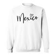 Love Mexico キュート ハート 誇り メキシコ人 愛 メキシコ 長袖tシャツ スウェットシャツ