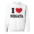 I Love Niigata 新潟大好き スウェットシャツ