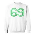 Number 69 シャツ レトロ ユニフォーム ヨーロッパスタイル バックプリント ジャージ スウェットシャツ