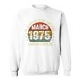 On Back 3月の誕生日 Est 1975年限定版 51St スウェットシャツ