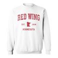 Red Wing ミネソタ Mn ビンテージ スポーツデザイン レッドプリント スウェットシャツ