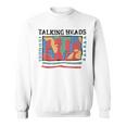 Talking Heads イエロー レトロ グラフィック スウェットシャツ