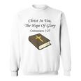 あなたの中のキリスト 聖書箇条 キリスト教 イエス・キリスト スウェットシャツ