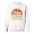 オンバック レトロ ヴィンテージ 1935年3月 91歳 91歳の誕生日 スウェットシャツ