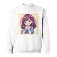 カワイイアニメ ちびガール バブルティー ボバミルク オタク スウェットシャツ