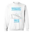 キッズ タイタニック キッズ 帆船 ヴィンテージ クルーズ ベッセル 1912 スウェットシャツ