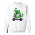 ザ・スーパーマリオギャラクシー・ムービー Yoshi Champion 長袖tシャツ スウェットシャツ