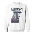 ジョン・レノン 平和な色調の肖像画 スウェットシャツ