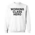 ジョン・ロック平和活動家が着用したワーキングクラスヒーロー。 スウェットシャツ