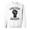 チカーノパワー メキシコ メキシコ ラティーナ ラテンクス ラザノ ラ ミグラ スウェットシャツ