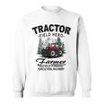 トラクター トラクター トラクター 農家 農業 スウェットシャツ