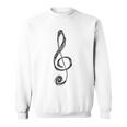 ト音記号 音楽記号 描画スケッチ スウェットシャツ