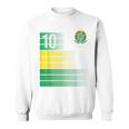 ブラジル国旗 10番 ブラジル サッカー メンズ レディース ボーイズ ガールズ キッズ スウェットシャツ