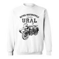 レトロモーターサイクルウラルtシャツ-ヴィンテージサイドカーモーターバイク スウェットシャツ