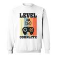 レベル 36 コンプリート 36Th 面白い 結婚記念日 カップル向け スウェットシャツ