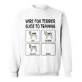 ワイヤーフォックステリアガイド 犬の服従を訓練する スウェットシャツ
