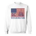 ワシントンdc アメリカ国旗tシャツ スウェットシャツ