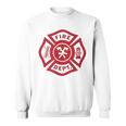 伝統的な消防署救助隊員エンブレムアート。 スウェットシャツ