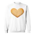 大きなハートのクッキー スウェットシャツ