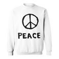 平和の印 平和のシンボル 世界平和 希望 調和 Peaceign World Peaceymbol Hope スウェットシャツ