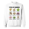 海藻の種類、海藻種チャート、海藻の種類 スウェットシャツ