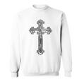 背中に十字架 大きな十字架 クリスチャン スウェットシャツ
