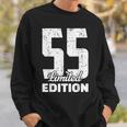 55歳の誕生日 限定版 記念日 ヴィンテージ 55歳 スウェットシャツ 彼への贈り物