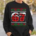 67 Meme Six Seven Meme Slang Christmas Ugly Sweater Sweatshirt Gifts for Him