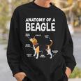 Anatomy Of A Beagle ファニービーグル スウェットシャツ 彼への贈り物