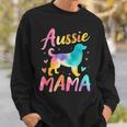 Australian Shepherd Mama Colorful Australian Shepherd Mom Sweatshirt Unisex Gifts for Him