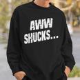 Awwhucksトウモロコシ好き 面白いことわざグラフィック スウェットシャツ 彼への贈り物