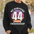 Celebrating 44 Years Of Friendship 面白いグループマッチング スウェットシャツ 彼への贈り物