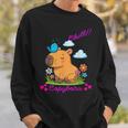 Cute Capybara Kawaii Anime Lover Sweatshirt Gifts for Him Cute Capybara Kawaii Anime Lover Sweatshirt Gifts for Him