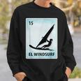 El Windsurf メキシカンウインドサーフィンカード スウェットシャツ 彼への贈り物