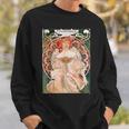 F Champenois Imprimeur-Editeur By Alphonse Mucha スウェットシャツ 彼への贈り物