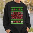 Feliz Navidad Putos Ugly Christmas Sweater Sweatshirt Gifts for Him