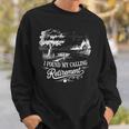I Found My Calling Retirement ユーモア 退職者 シニア 長袖tシャツ スウェットシャツ 彼への贈り物