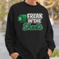Freak In Theheets Accountant preadsheet Excel スウェットシャツ 彼への贈り物