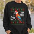 Christmas Tropical Parrot Ugly Christmas Sweater Sweatshirt Gifts for Him