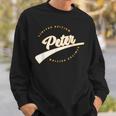 Personalized First Name For Peter スウェットシャツ 彼への贈り物