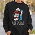 Reddy Kilowatt Electric Avenue 80年代ブームボックス ビンテージ スウェットシャツ 彼への贈り物