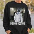 Tuff Pigeon Doctor 2026 New Brainrot Meme Kid Aiジョーク スウェットシャツ 彼への贈り物