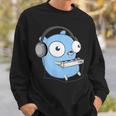 Go Developer Golang Music Goper スウェットシャツ 彼への贈り物