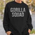 Gorillaquad 皮肉な言葉 長袖tシャツ スウェットシャツ 彼への贈り物