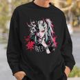 Gothic Anime Demon Waifu Cute Japan Manga Vaporware Retro Sweatshirt Gifts for Him