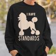 I Havetandards プードル キュート スタンダード プードル スウェットシャツ 彼への贈り物