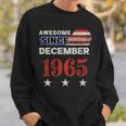 Impresionante Banderaintage De Estados Unidos Desde 1965 De Diciembre De 1965 Manga Larga Camisa de entrenamiento Regalos para él