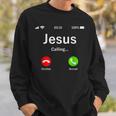 Jesus Is Calling 面白いイエスキリストギフト スウェットシャツ 彼への贈り物