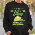 Key Lime Pie Thing レモンパイ デザート タルト フロリダパイ 長袖tシャツ スウェットシャツ 彼への贈り物